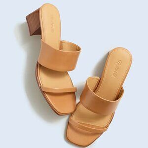 Madewell | NWT Kaitlin Sandal Block Heel | Tan | Sz. 8.5